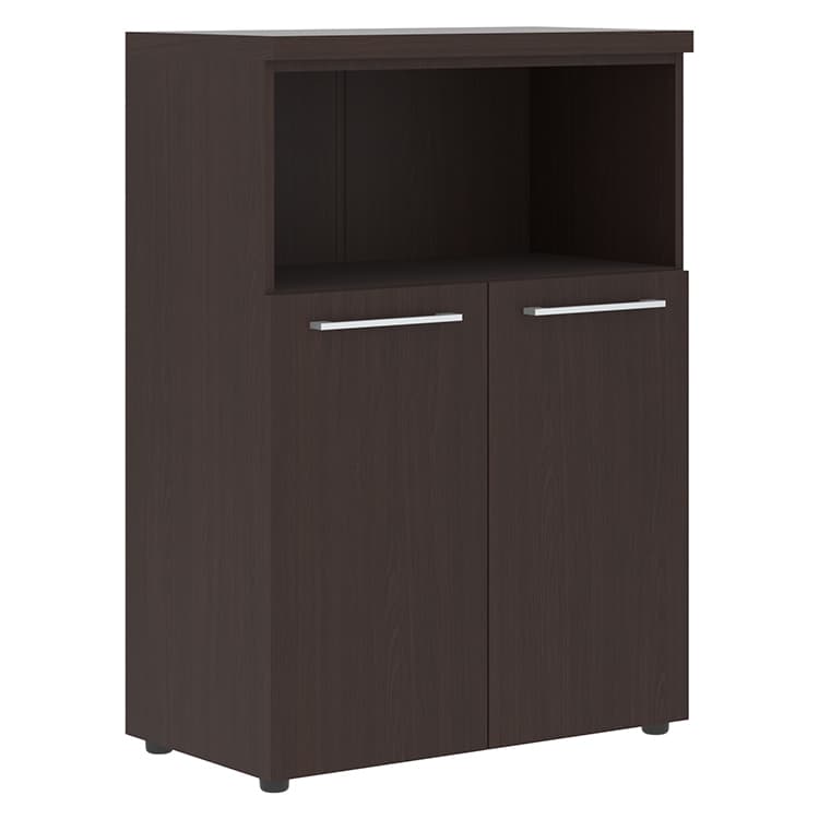 Шкаф с глухими малыми дверьми и топом Skyland AMC 85.3 венге магия 850х456х1201 ALTO