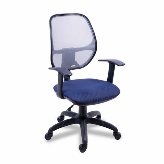 Кресло компьютерное Мирэй Марс new Т люкс (синий), ткань цветная серия В