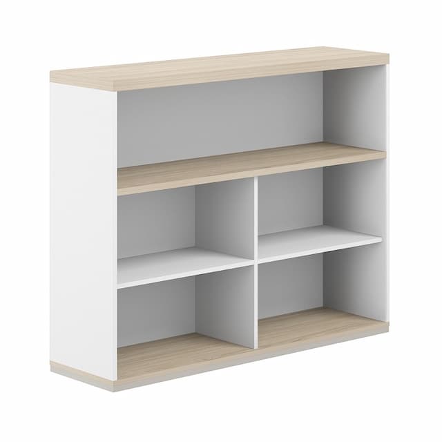 Стеллаж-комбо 1238 односторонний Norden Allegro AG.251.402.671.WH с топом и экраном ЛДСП