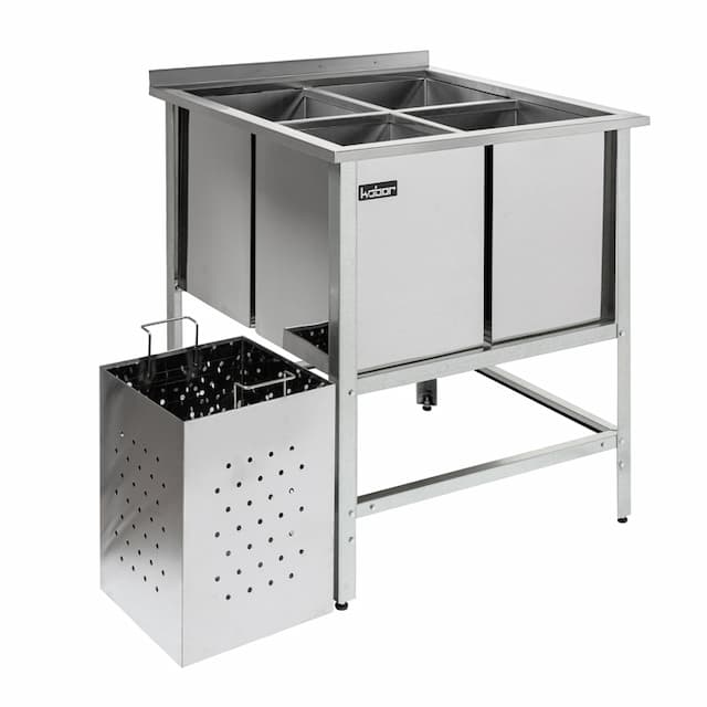 Ванна моечная для мойки яиц сварная КОБОР ВМЯБ/1-70/70