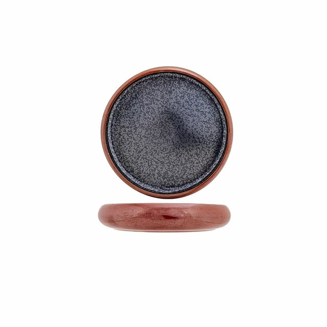 Тарелка с закругленным бортом d 24 см h 4,9 см CosyTrendy Elements Maroon 5697013