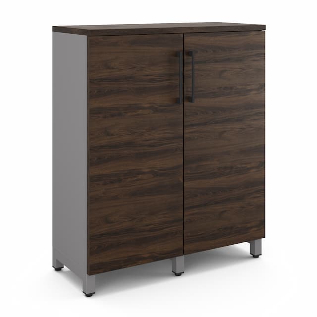 Шкаф распашной Kobor HR/3-90/40/M aluminum/charlston